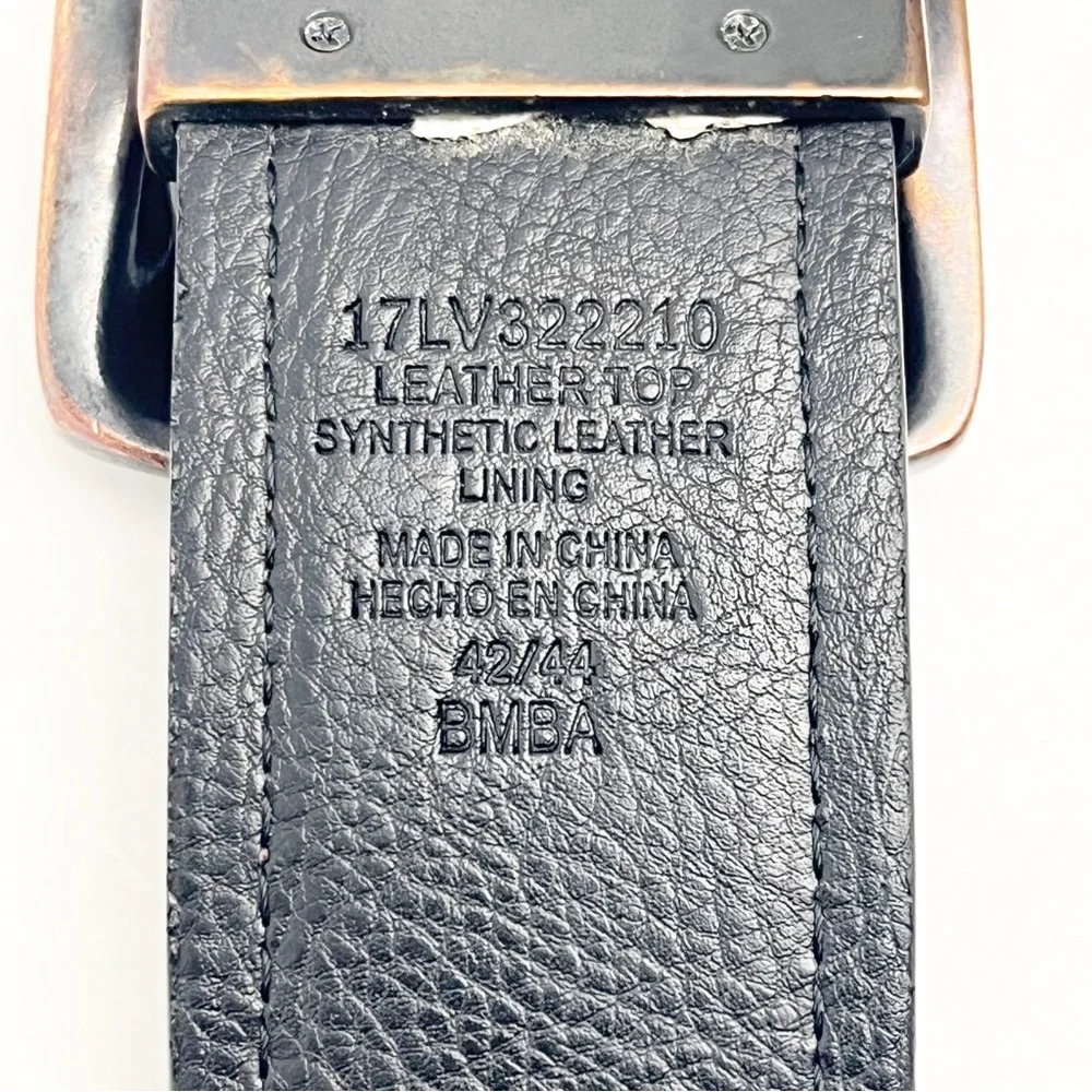 LEVI’S STRAUSS Dark Brown Leather Belt, Size 42